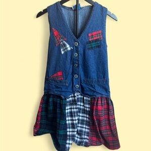 90s Vintage True Blue Dress